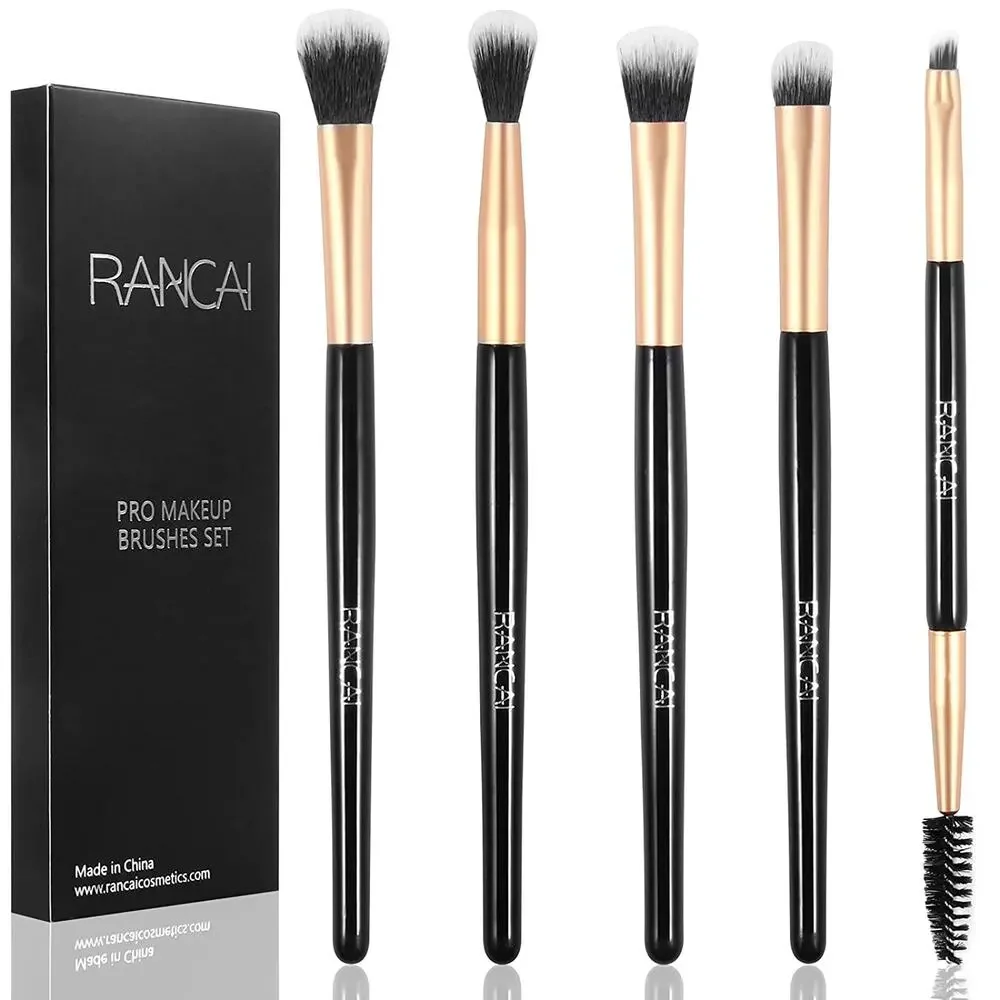 Makeup Brushes Set Rancai Pro 5 Pieces Cosmetic Makeup Tools NEW